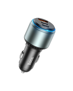 Hoco NZ9 95W Car Charger – PD65W + 30W – 3 Ports – Fast Charging
