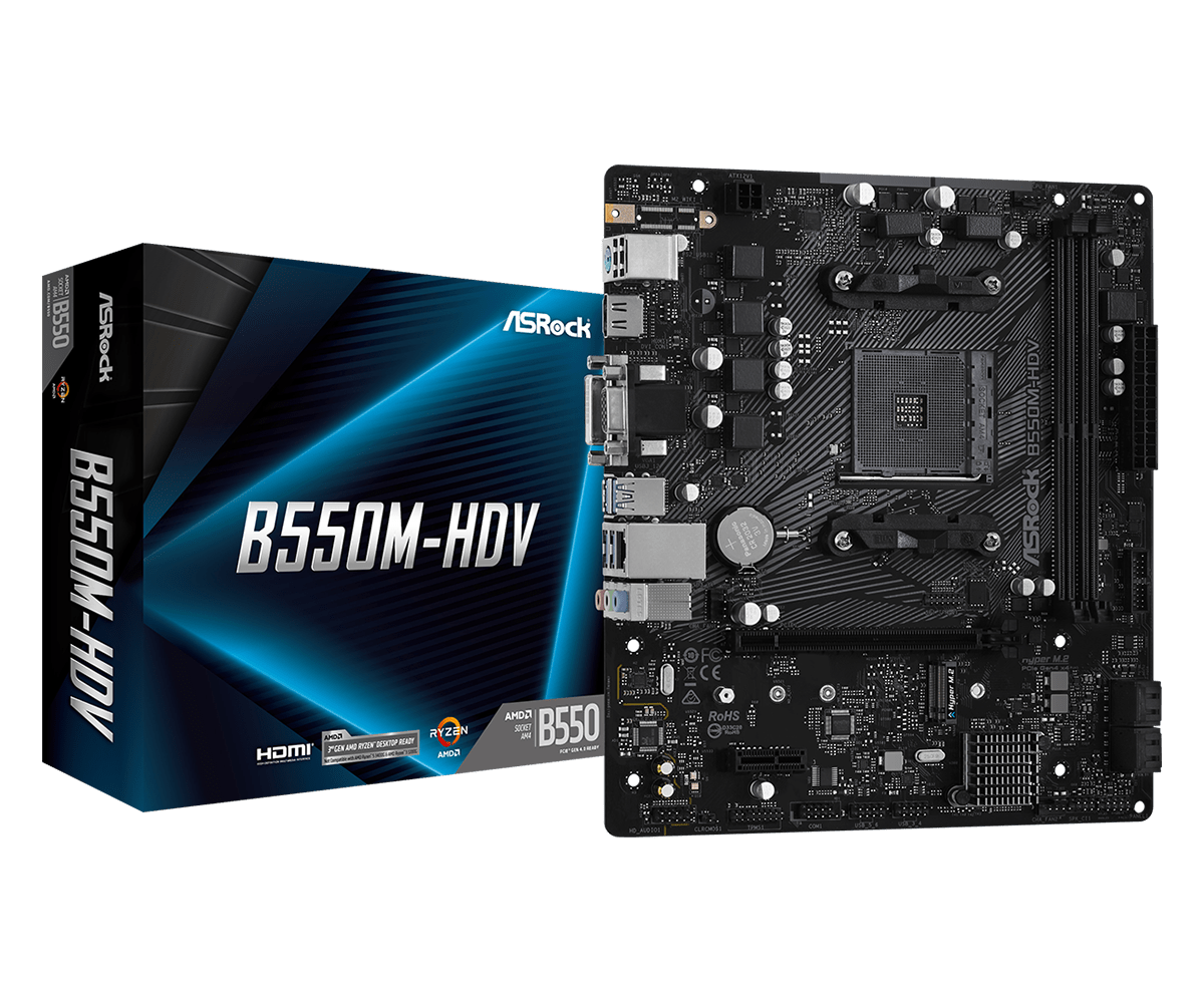MB ASROCK B550M HDV
