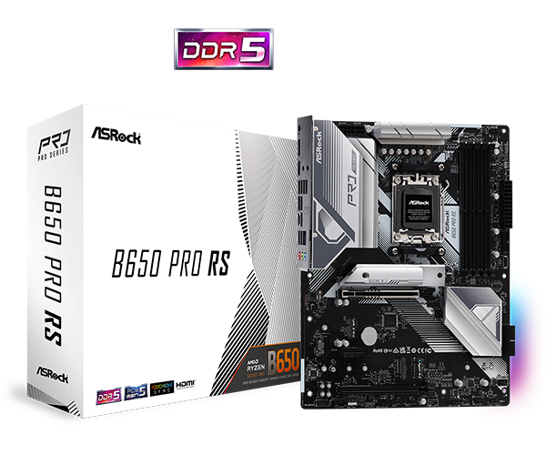MB ASRock B650 Pro RS Motherboard AM5