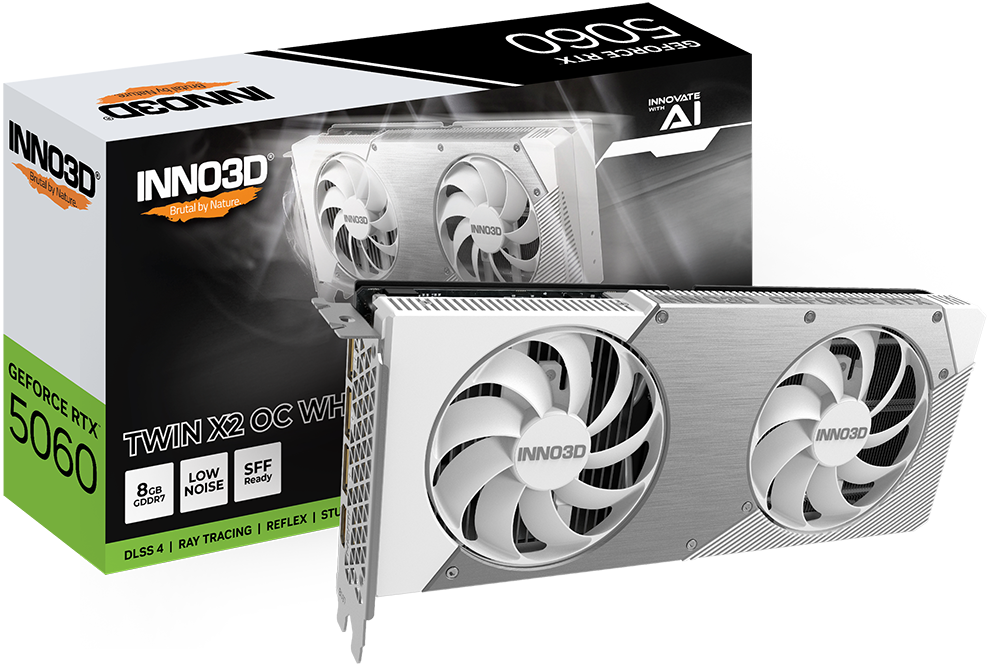 Inno3d GeForce RTX 5060 Twin X2 OC White