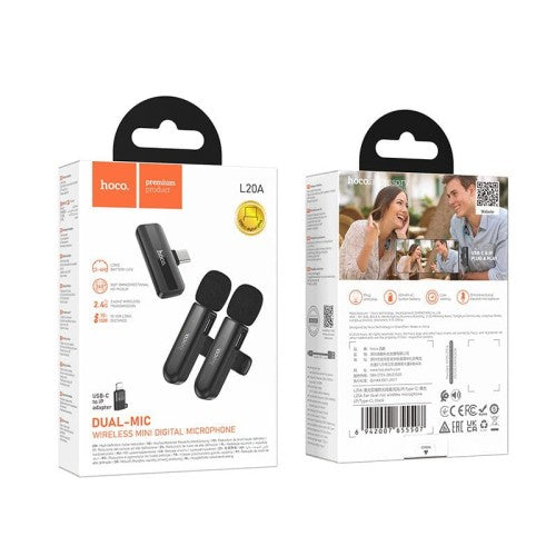 HOCO L20A Dual Wireless Microphone