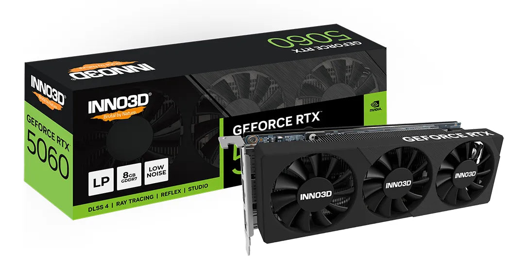 INNO3D RTX5060 X3 LP 8GB GDDR7 HDMI 3xDP